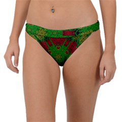 Peacock Lace So Tropical Band Bikini Bottom by pepitasart