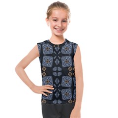 Abstract Pattern Geometric Backgrounds   Kids  Mesh Tank Top