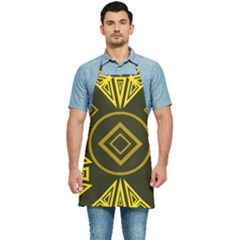 Abstract Pattern Geometric Backgrounds   Kitchen Apron by Eskimos