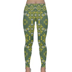Abstract Pattern Geometric Backgrounds   Lightweight Velour Classic Yoga Leggings by Eskimos