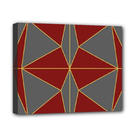 Abstract Pattern Geometric Backgrounds   Canvas 10  X 8  (stretched) by Eskimos