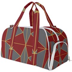 Abstract pattern geometric backgrounds   Burner Gym Duffel Bag