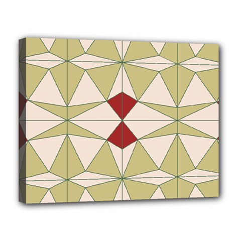 Abstract Pattern Geometric Backgrounds   Canvas 14  X 11  (stretched) by Eskimos