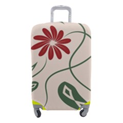  Folk Flowers Floral Art Print Flowers Abstract Art  Luggage Cover (small)