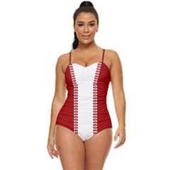 Canada Full Coverage Swimsuits Women s Plus Size by CanadaSouvenirs