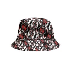 Linear Geometric Modern Pattern Inside Out Bucket Hat (kids) by dflcprintsclothing