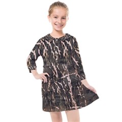 Abstract Light Games 4 Kids  Quarter Sleeve Shirt Dress by DimitriosArt