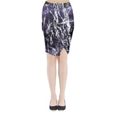 Abstract Light Games 5 Midi Wrap Pencil Skirt by DimitriosArt