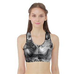 Oh, Bruce Sports Bra With Border by MRNStudios