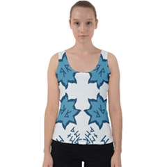 Abstract Pattern Geometric Backgrounds   Velvet Tank Top by Eskimos