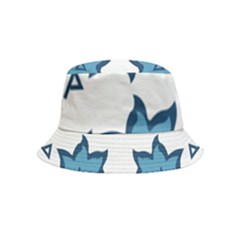Abstract Pattern Geometric Backgrounds   Bucket Hat (kids) by Eskimos
