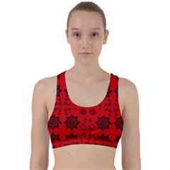 Abstract Pattern Geometric Backgrounds   Back Weave Sports Bra by Eskimos