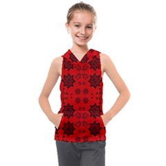 Abstract Pattern Geometric Backgrounds   Kids  Sleeveless Hoodie by Eskimos