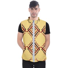 Abstract Pattern Geometric Backgrounds   Men s Puffer Vest by Eskimos