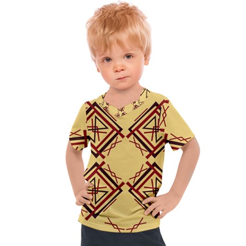 Abstract Pattern Geometric Backgrounds   Kids  Sports Tee by Eskimos