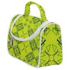 Abstract Pattern Geometric Backgrounds   Satchel Handbag by Eskimos