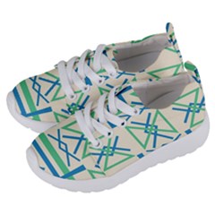 Abstract Pattern Geometric Backgrounds   Kids  Lightweight Sports Shoes by Eskimos