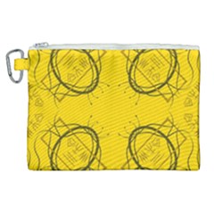 Abstract Pattern Geometric Backgrounds   Canvas Cosmetic Bag (xl) by Eskimos