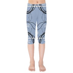 Abstract Pattern Geometric Backgrounds   Kids  Capri Leggings  by Eskimos