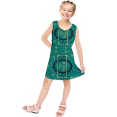 Abstract Pattern Geometric Backgrounds   Kids  Tunic Dress