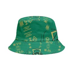 Abstract Pattern Geometric Backgrounds   Inside Out Bucket Hat
