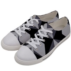 Abstract Pattern Geometric Backgrounds   Men s Low Top Canvas Sneakers