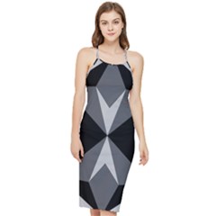 Abstract Pattern Geometric Backgrounds   Bodycon Cross Back Summer Dress by Eskimos