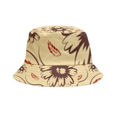 Folk Flowers Print Floral Pattern Ethnic Art Inside Out Bucket Hat by Eskimos