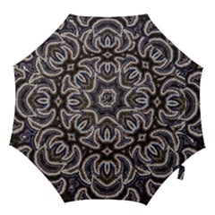 Embroidered Patterns Hook Handle Umbrellas (medium) by kaleidomarblingart