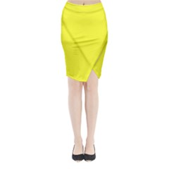 Daffodil Midi Wrap Pencil Skirt by retrotoomoderndesigns