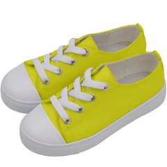 Daffodil Kids  Low Top Canvas Sneakers by retrotoomoderndesigns