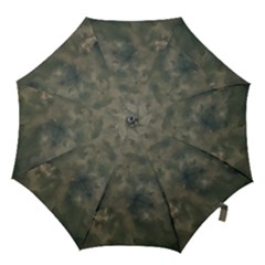 Algae Texture Patttern Hook Handle Umbrellas (medium) by dflcprintsclothing