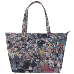 Multicolored Debris Texture Print Back Pocket Shoulder Bag  by dflcprintsclothing