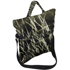 Abstract Light Games 7 Fold Over Handle Tote Bag by DimitriosArt