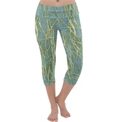 Abstract Light Games 8 Capri Yoga Leggings