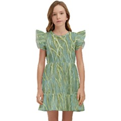 Abstract Light Games 8 Kids  Winged Sleeve Dress