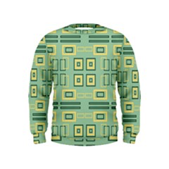 Abstract Pattern Geometric Backgrounds   Kids  Sweatshirt by Eskimos