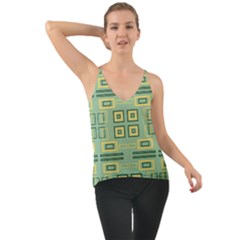 Abstract Pattern Geometric Backgrounds   Chiffon Cami by Eskimos