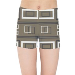 Abstract Pattern Geometric Backgrounds   Kids  Sports Shorts