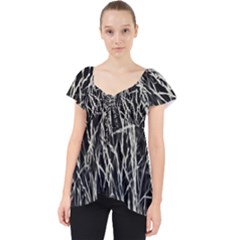 Abstract Light Games 9 Kiran Fa457 Lace Front Dolly Top by DimitriosArt