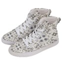 Folk flowers print Floral pattern Ethnic art Women s Hi-Top Skate Sneakers View2