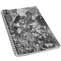 Black And White Debris Texture Print 5 5  X 8 5  Notebook by dflcprintsclothing
