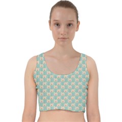 Fresh Scent Velvet Racer Back Crop Top