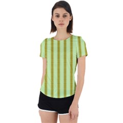 Geared Sound Back Cut Out Sport Tee