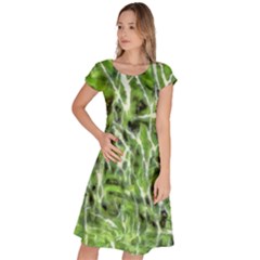 Green Desire Classic Short Sleeve Dress by DimitriosArt