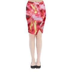 Requiem  of the red stars Midi Wrap Pencil Skirt