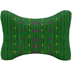 Forest Tulips Groowing To Reach The Divine Sky Pop-culture Seat Head Rest Cushion by pepitasart