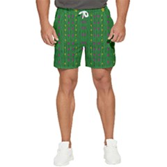 Forest Tulips Groowing To Reach The Divine Sky Pop-culture Men s Runner Shorts by pepitasart