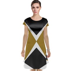 Abstract Pattern Geometric Backgrounds   Cap Sleeve Nightdress by Eskimos