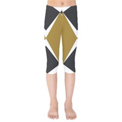 Abstract Pattern Geometric Backgrounds   Kids  Capri Leggings  by Eskimos